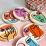Set Of Six Abstract Art Coasters | Home Decor, thumbnail 6 of 9
