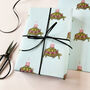 Tortoise With A Cake Birthday Wrapping Paper, thumbnail 2 of 3