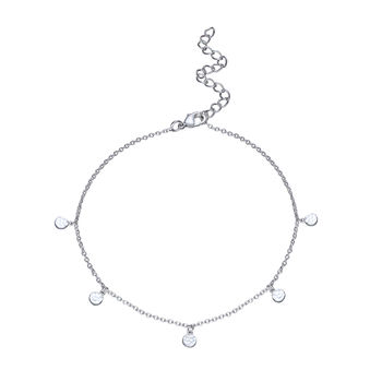 Anklet With Hammered Discs, 6 of 8