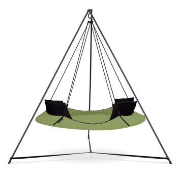 Khaki Green Floating Hanging Bed, 2 of 9