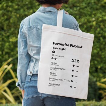 Personalised Playlist Tote Bag, 7 of 7