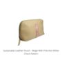 Sustainable Leather Pouches Trapezium, thumbnail 2 of 6