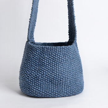 Moss Stitch Bag Easy Knitting Kit, 5 of 9