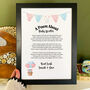 Personalised Baby Shower Gift Print Special Poem, thumbnail 1 of 4