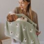 Personalised Elephant Knitted Baby Blanket, thumbnail 2 of 6