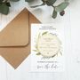 Wedding Rings Wooden Save The Date Magnet, thumbnail 4 of 8