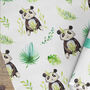 Panda Wrapping Paper Roll Or Folded, thumbnail 2 of 3
