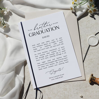 Uni Graduation Card For Grandson Graduation Keepsake, 2 of 9