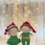 Crochet Christmas Elves, Knit Elf Toy, thumbnail 7 of 7