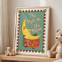 The Man In The Moon Vintage Nursery Print, thumbnail 1 of 12