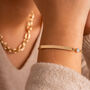 Birthstone And Bar Personalised Bracelet, thumbnail 4 of 12