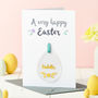 Happy Easter Foiled Decoration Card, thumbnail 1 of 5