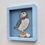 Handmade Framed Puffin Coastal Bird Mosaic Picture, thumbnail 2 of 4