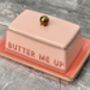 'Butter Me Up' Pink Butter Dish, thumbnail 1 of 4