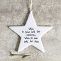 Porcelain Star When It Rains Keepsake Gift, thumbnail 1 of 4