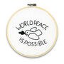 Dick Bruna Peace Is Possible Embroidery Kit, thumbnail 1 of 3