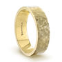 Textured Gold Wedding Ring 6mm, thumbnail 3 of 3