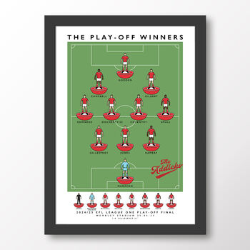 Charlton The Play Off Winners 2025 Poster, 6 of 6