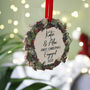 First Christmas Engaged Christmas Tree Decoration, thumbnail 3 of 6