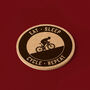 Round Cork Coaster 'Eat Sleep Cycle Repeat' | Homeware | Tableware | Cycling | Cyclist | Bike Rider Gift, thumbnail 3 of 3