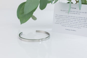 Powerful Affirmation Bangles With Messages, 8 of 11