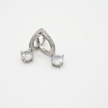 Bridesmaid Earrings Diamond Bridesmaid Gifts, 5 of 8