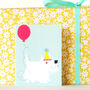 Westie Dog Mini Greetings Card, thumbnail 1 of 4