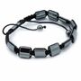Magnetic Cubes Hematite Shamballa Bracelet, thumbnail 1 of 2