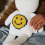 Handknit Smiley Face Bunny, thumbnail 4 of 7