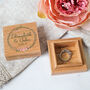 Personalised Wedding Ring Box With Names And Date, thumbnail 6 of 7