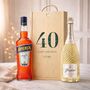 Personalised 40th Birthday Aperitif Gift Set With Custom Lid, thumbnail 2 of 11