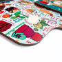 Mini Christmas Kitchen Heatproof Chopping Board, thumbnail 9 of 10