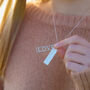 Personalised Love Mantra Necklace, thumbnail 2 of 7