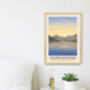 Mourne Mountains Aonb Travel Poster Art Print, thumbnail 3 of 8