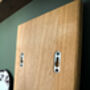 Five Year Solid Oak Anniversary Plaque, thumbnail 6 of 6
