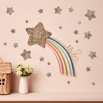 Personalised Glitter And Knit Shooting Star, 2 of 5