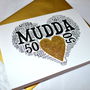 Personalised 50th Birthday Sparkle Card, thumbnail 11 of 12