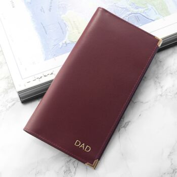 Personalised Genuine Leather Travel Wallet, 3 of 8