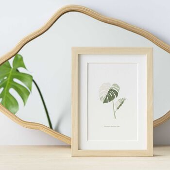 Monstera Albo Foil Print, 3 of 4