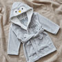 Personalised Penguin Fleece Robe, thumbnail 3 of 4