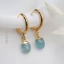 Aquamarine March Birthstone Earrings, thumbnail 1 of 10