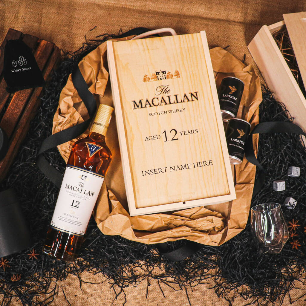 Personalised Macallan 12 Whisky Gift Set, 1 of 5
