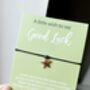 Good Luck Exams Gift Box Bracelet Gcse Sats Alevels, thumbnail 2 of 2