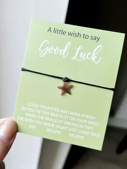 Good Luck Exams Gift Box Bracelet Gcse Sats Alevels, 2 of 2