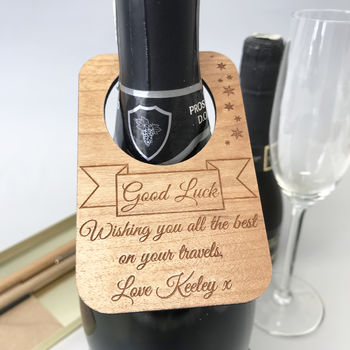Personalised Good Luck Bottle Label, 6 of 8