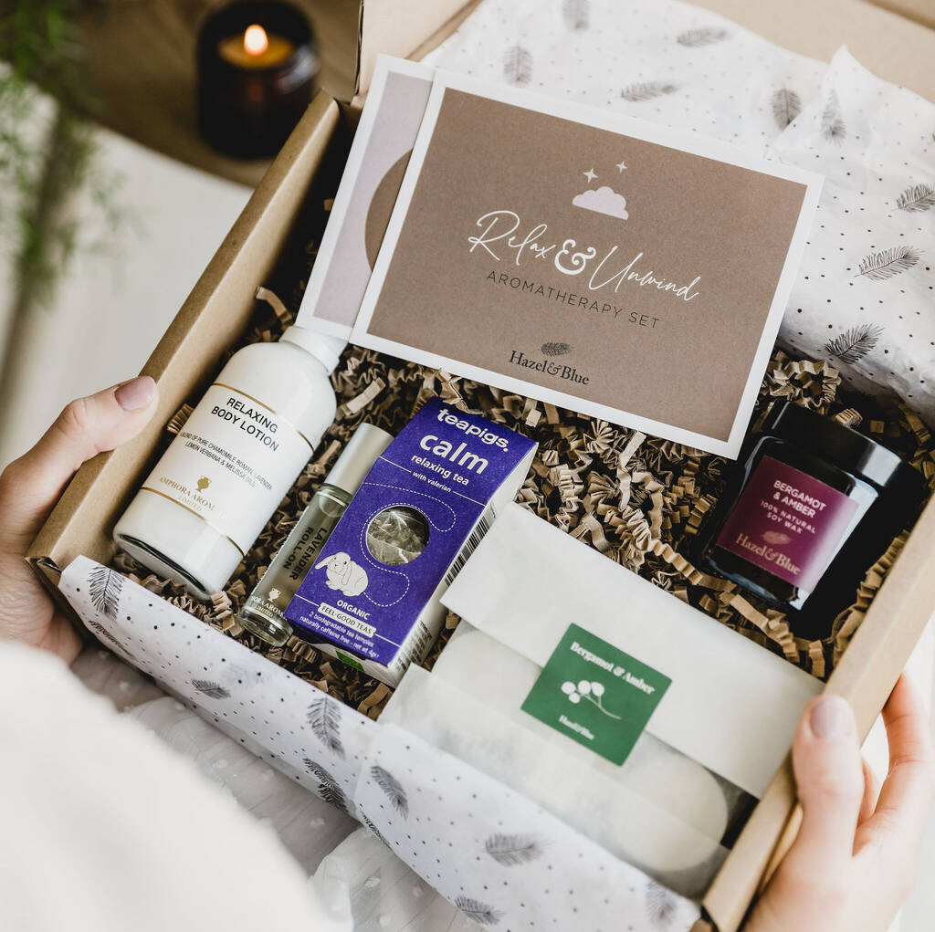 Relax And Unwind Pamper Aromatherapy Gift Box, 1 of 9