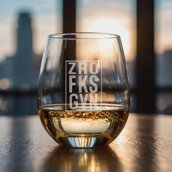 Zro Fks Stemless Wine Glass, 2 of 6