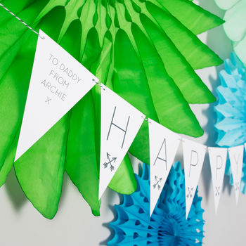 Personalised Happy Father's Day Bunting, 2 of 3