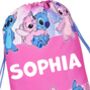 Disney Lilo And Stitch Drawstring Bag Personalised Girls, thumbnail 4 of 6