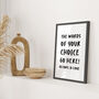 Personalised Wall Art Quote Print, thumbnail 3 of 6